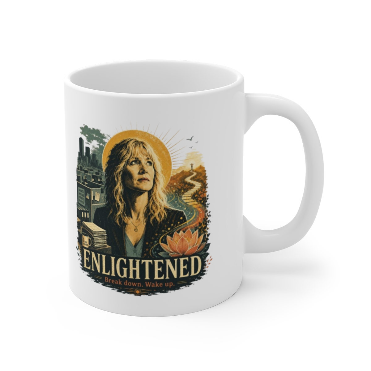 Enlightened White Mug #4 - Official mugs merchandise