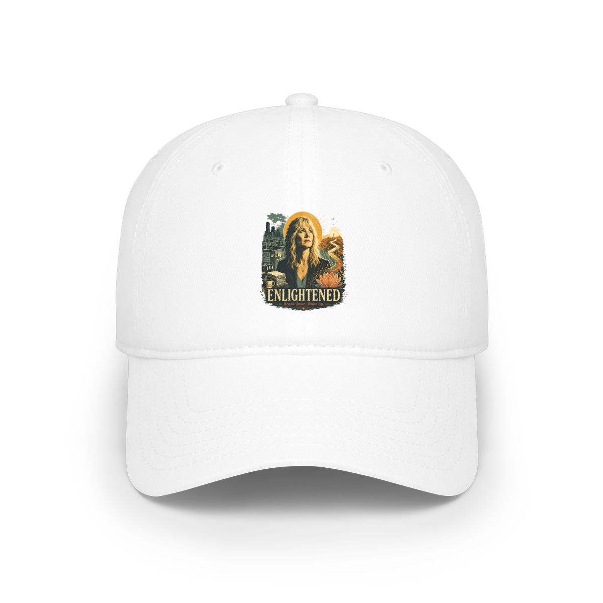Enlightened Baseball Cap - alternate angle 2, merchandise