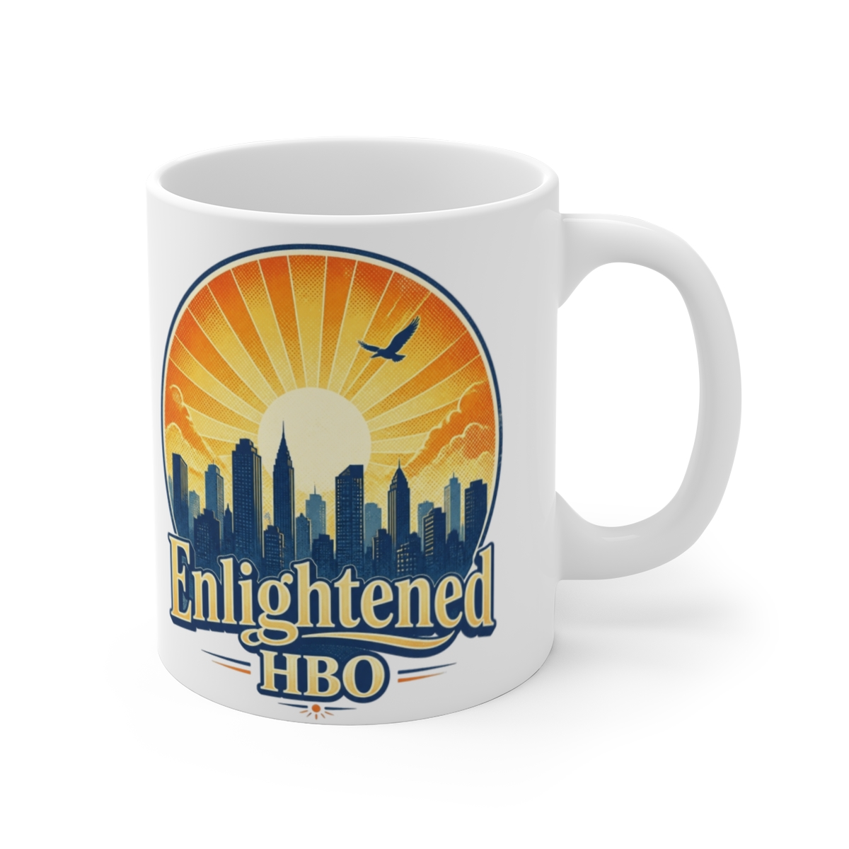 Enlightened "Enlightened HBO" White Mug — official Enlightened Mugs & Drinkware
